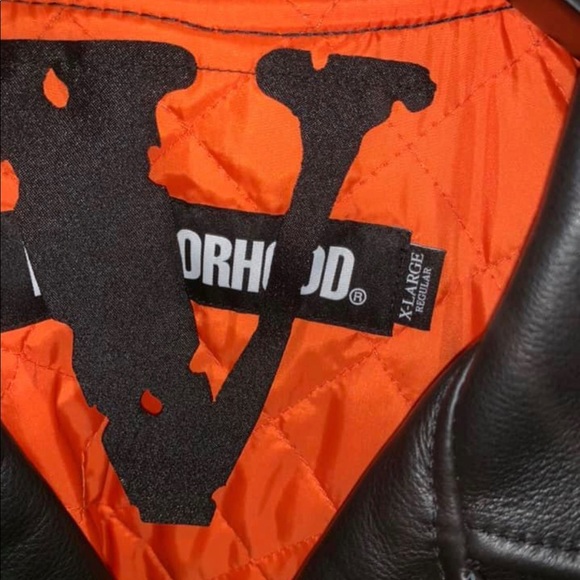 Vlone X Neighborhood Leather Jacket - Picture 4 of 4